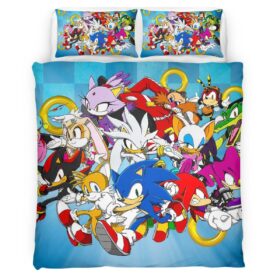 Housse De Couette Sonic the Hedgehog 36 Parure de lit Ensemble De Literie