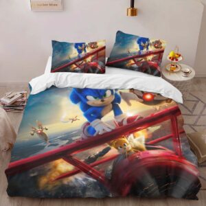 Alternative view of Housse De Couette Sonic the Hedgehog 38 Parure de lit Ensemble De Literie