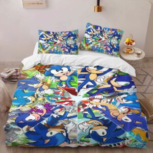 Alternative view of Housse De Couette Sonic the Hedgehog 4 Parure de lit Ensemble De Literie