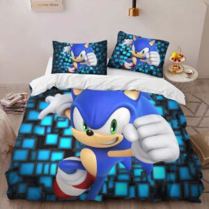 Alternative view of Housse De Couette Sonic the Hedgehog 45 Parure de lit Ensemble De Literie