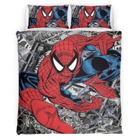 Housse De Couette Spider-Man Comic 2 Parure de lit Ensemble De Literie