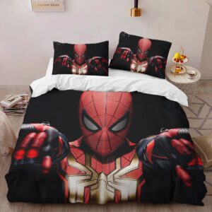 Alternative view of Housse De Couette Spider-Man Fond Sombre Parure de lit Ensemble De Literie