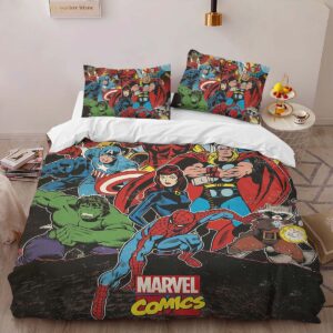 Alternative view of Housse De Couette Spider-Man dans les Comics Marvel Parure de lit Ensemble De Literie
