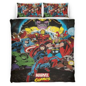 Housse De Couette Spider-Man dans les Comics Marvel Parure de lit Ensemble De Literie