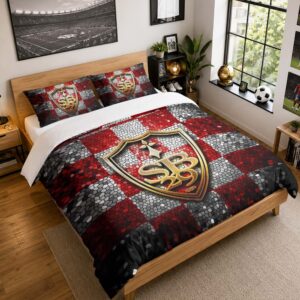 Housse De Couette Stade Brestois 29 1 Parure de lit Ensemble De Literie - SB29 Ligue 1
