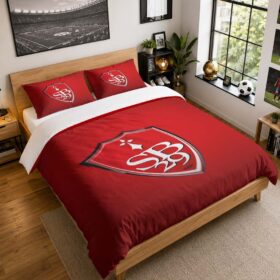 Housse De Couette Stade Brestois 29 3 Parure de lit Ensemble De Literie – SB29 Ligue 1