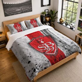 Housse De Couette Stade Brestois 29 7 Parure de lit Ensemble De Literie – SB29 Ligue 1