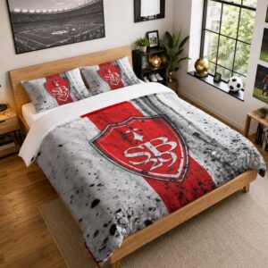 Housse De Couette Stade Brestois 29 7 Parure de lit Ensemble De Literie - SB29 Ligue 1