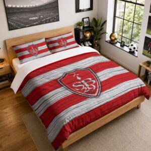 Housse De Couette Stade Brestois 29 8 Parure de lit Ensemble De Literie - SB29 Ligue 1