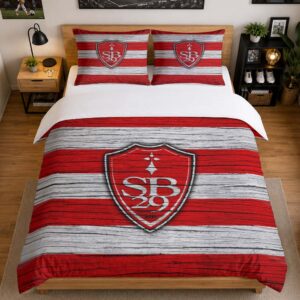Alternative view of Housse De Couette Stade Brestois 29 8 Parure de lit Ensemble De Literie - SB29 Ligue 1