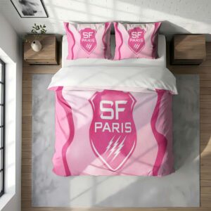 Alternative view of Housse De Couette Stade Français Paris Rugby Club Parure de lit Ensemble De Literie Rugby - Model 03