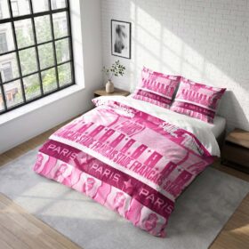 Housse De Couette Stade Français Paris Rugby Club Parure de lit Ensemble De Literie Rugby – Model 04