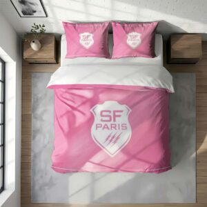 Alternative view of Housse De Couette Stade Français Paris Rugby Club Parure de lit Ensemble De Literie Rugby - Model 10