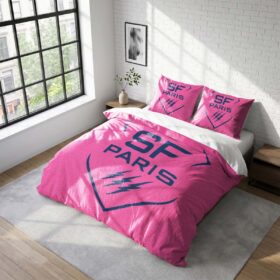 Housse De Couette Stade Français Paris Rugby Club Parure de lit Ensemble De Literie Rugby – Model 13
