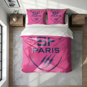 Alternative view of Housse De Couette Stade Français Paris Rugby Club Parure de lit Ensemble De Literie Rugby - Model 13