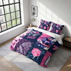 Housse De Couette Stade Français Paris Rugby Club Parure de lit Ensemble De Literie Rugby – Model 18