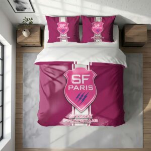 Alternative view of Housse De Couette Stade Français Paris Rugby Club Parure de lit Ensemble De Literie Rugby - Model 22