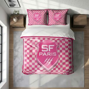 Alternative view of Housse De Couette Stade Français Paris Rugby Club Parure de lit Ensemble De Literie Rugby - Model 26