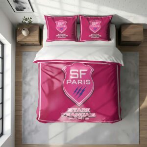 Alternative view of Housse De Couette Stade Français Paris Rugby Club Parure de lit Ensemble De Literie Rugby - Model 27