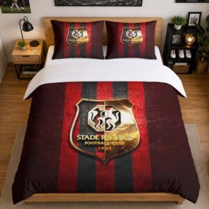 Alternative view of Housse De Couette Stade Rennais FC 11 Parure de lit Ensemble De Literie - SRFC Ligue 1