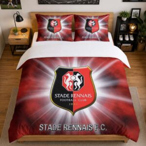 Alternative view of Housse De Couette Stade Rennais FC 17 Parure de lit Ensemble De Literie - SRFC Ligue 1