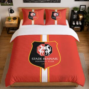 Alternative view of Housse De Couette Stade Rennais FC 18 Parure de lit Ensemble De Literie - SRFC Ligue 1