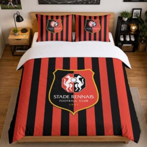 Alternative view of Housse De Couette Stade Rennais FC 19 Parure de lit Ensemble De Literie - SRFC Ligue 1