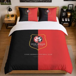 Alternative view of Housse De Couette Stade Rennais FC 1 Parure de lit Ensemble De Literie - SRFC Ligue 1