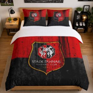Alternative view of Housse De Couette Stade Rennais FC 2 Parure de lit Ensemble De Literie - SRFC Ligue 1