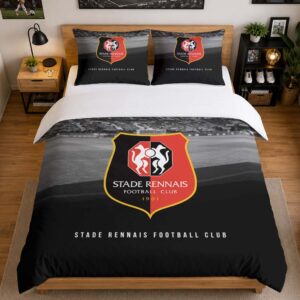 Alternative view of Housse De Couette Stade Rennais FC 3 Parure de lit Ensemble De Literie - SRFC Ligue 1