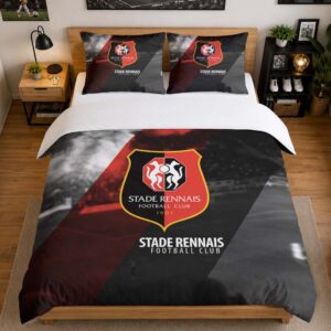 Alternative view of Housse De Couette Stade Rennais FC 5 Parure de lit Ensemble De Literie - SRFC Ligue 1