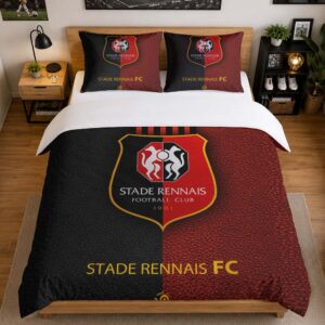 Alternative view of Housse De Couette Stade Rennais FC 6 Parure de lit Ensemble De Literie - SRFC Ligue 1