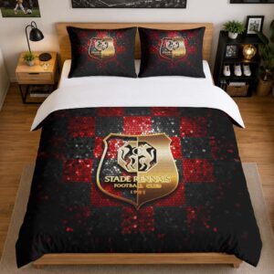 Alternative view of Housse De Couette Stade Rennais FC 8 Parure de lit Ensemble De Literie - SRFC Ligue 1