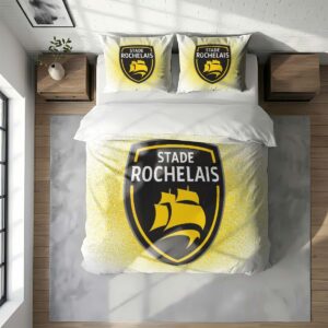 Alternative view of Housse De Couette Stade Rochelais Rugby Club Parure de lit Ensemble De Literie Rugby - Model 02