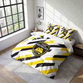 Housse De Couette Stade Rochelais Rugby Club Parure de lit Ensemble De Literie Rugby – Model 05
