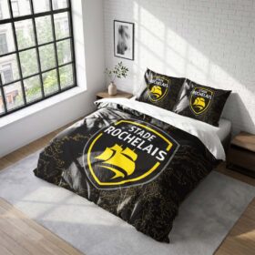 Housse De Couette Stade Rochelais Rugby Club Parure de lit Ensemble De Literie Rugby – Model 14