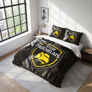 Housse De Couette Stade Rochelais Rugby Club Parure de lit Ensemble De Literie Rugby - Model 14