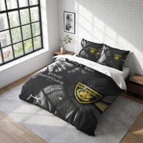 Housse De Couette Stade Rochelais Rugby Club Parure de lit Ensemble De Literie Rugby – Model 15