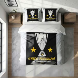 Alternative view of Housse De Couette Stade Rochelais Rugby Club Parure de lit Ensemble De Literie Rugby - Model 19