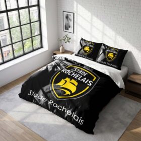 Housse De Couette Stade Rochelais Rugby Club Parure de lit Ensemble De Literie Rugby – Model 20