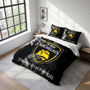 Housse De Couette Stade Rochelais Rugby Club Parure de lit Ensemble De Literie Rugby - Model 20