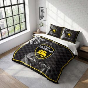Housse De Couette Stade Rochelais Rugby Club Parure de lit Ensemble De Literie Rugby - Model 21