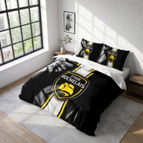 Housse De Couette Stade Rochelais Rugby Club Parure de lit Ensemble De Literie Rugby – Model 26