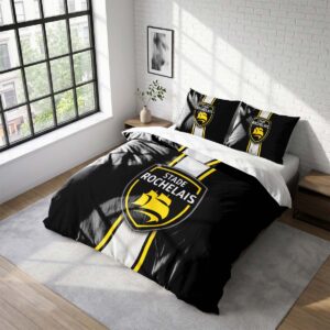 Housse De Couette Stade Rochelais Rugby Club Parure de lit Ensemble De Literie Rugby - Model 26