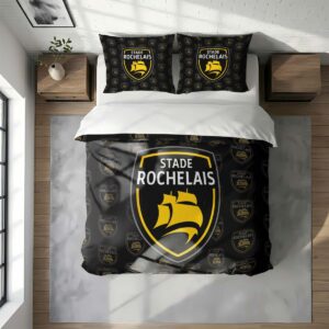 Alternative view of Housse De Couette Stade Rochelais Rugby Club Parure de lit Ensemble De Literie Rugby - Model 27