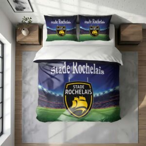 Alternative view of Housse De Couette Stade Rochelais Rugby Club Parure de lit Ensemble De Literie Rugby - Model 28