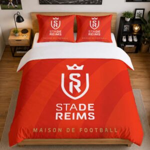 Alternative view of Housse De Couette Stade de Reims 08 Parure de lit Ensemble De Literie - SDR Ligue 1