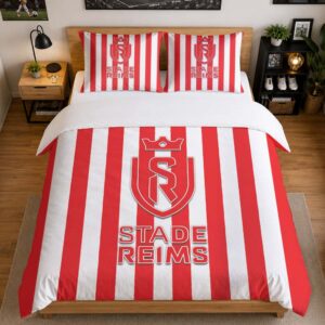 Alternative view of Housse De Couette Stade de Reims 12 Parure de lit Ensemble De Literie - SDR Ligue 1