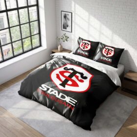 Housse De Couette Stade Toulousain Rugby Club Parure de lit Ensemble De Literie Rugby – Model 06