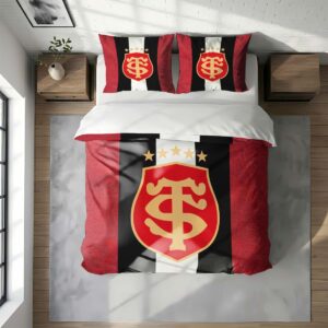 Alternative view of Housse De Couette Stade Toulousain Rugby Club Parure de lit Ensemble De Literie Rugby - Model 09